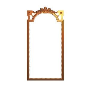 Border dot mirror frame