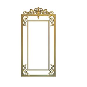 Double border mirror frame