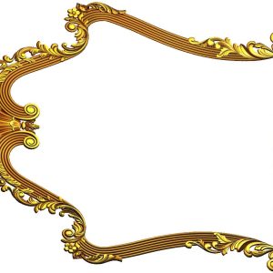 Dressing big mirror frame