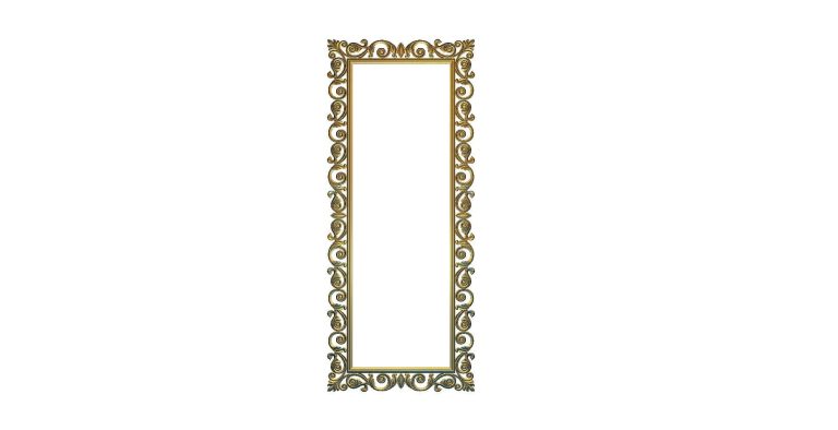 Regtangle mirror frame