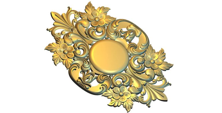 Small Flowers mirror frame